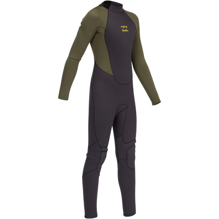 2023 Billabong Junior Intruder 4/3mm Back Zip Wetsuit F44B94